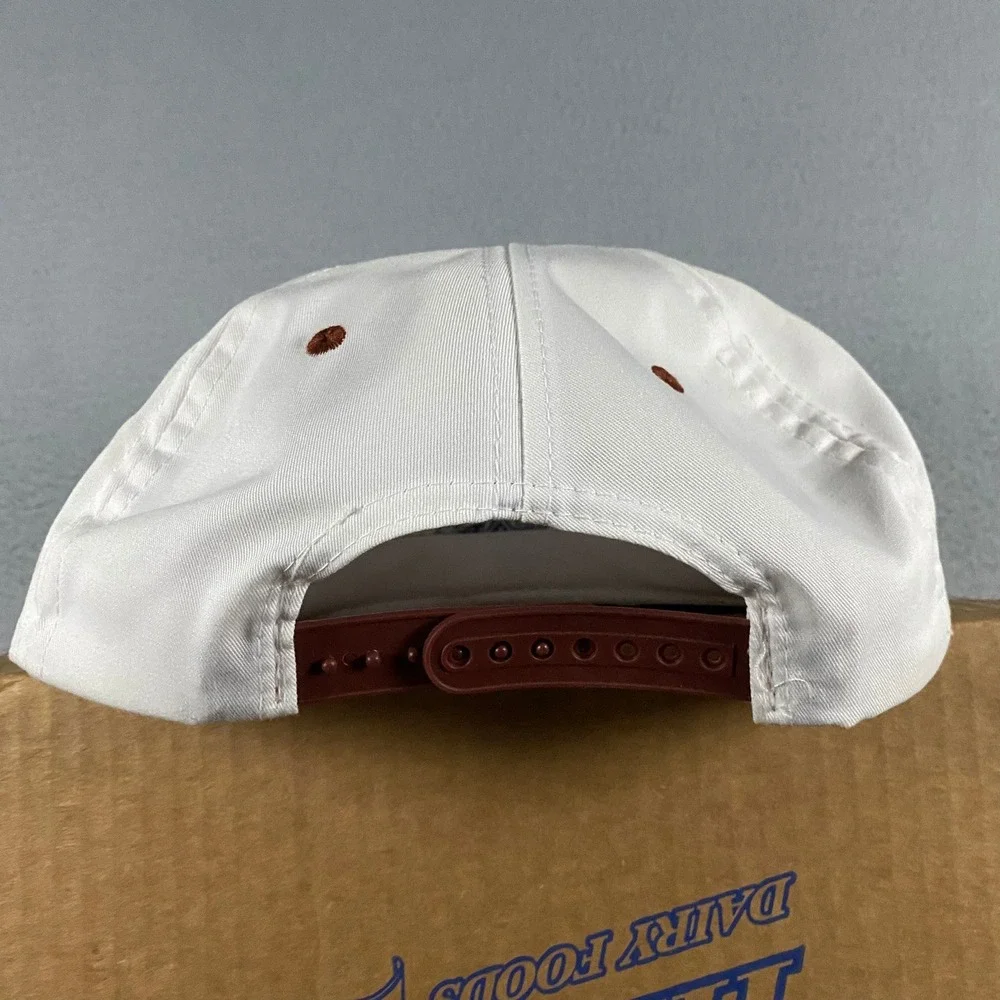 Vintage Logo 7 Super Bowl XXX Snapback Hat NFL White Maroon 1996 NWT Deadstock